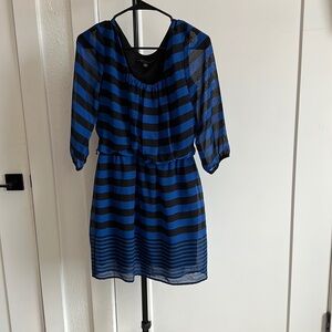 Black and Blue Dress